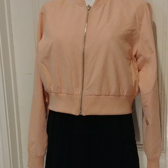 Highline Cropped Bomber Zip Up Jacket - Picture 4 of 6